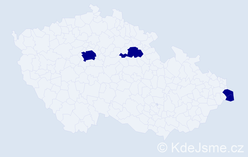 Jméno: 'Salomea', počet výskytů 4 v celé ČR