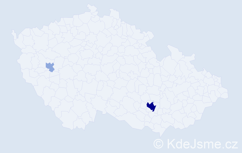 Jméno: 'Irit', počet výskytů 8 v celé ČR