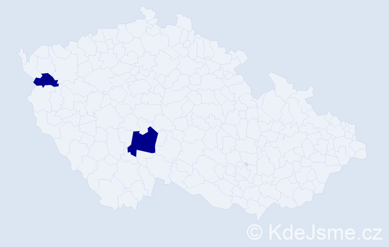 Jméno: 'Lavoslav', počet výskytů 2 v celé ČR