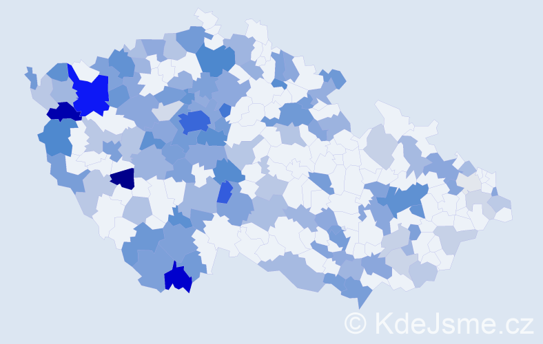 Jméno: 'Natalija', počet výskytů 271 v celé ČR