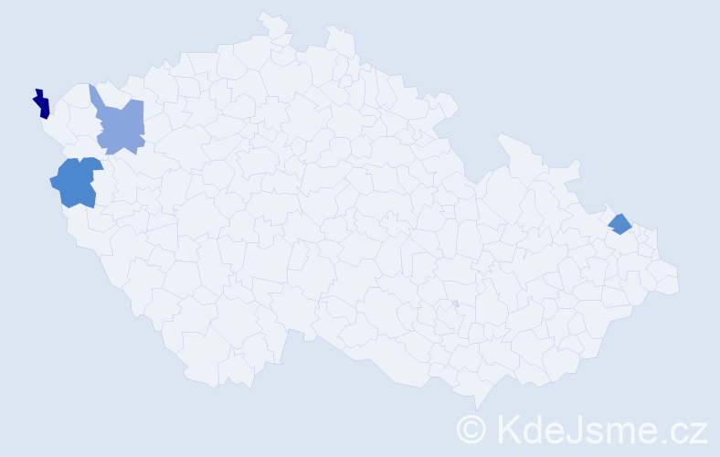 Jméno: 'Huy Thanh', počet výskytů 4 v celé ČR