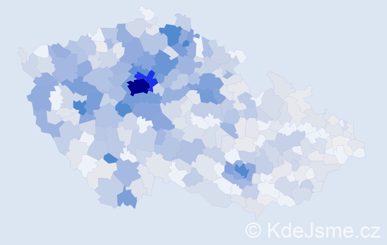 Jméno: 'Hanna', počet výskytů 2186 v celé ČR