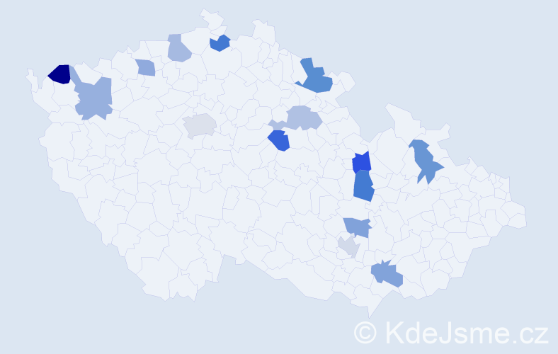 Jméno: 'Adam Pavel', počet výskytů 17 v celé ČR