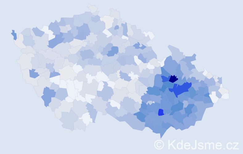 Jméno: 'Dobromila', počet výskytů 1201 v celé ČR