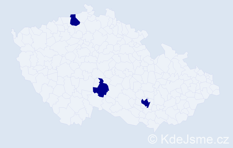 Jméno: 'David Eduard', počet výskytů 3 v celé ČR
