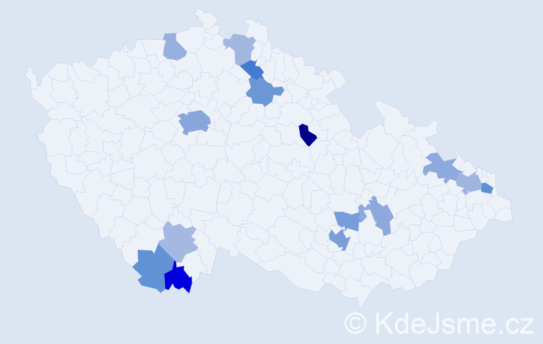 Jméno: 'Giorgio', počet výskytů 28 v celé ČR