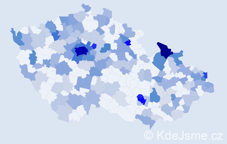 Jméno: 'Sofia', počet výskytů 538 v celé ČR