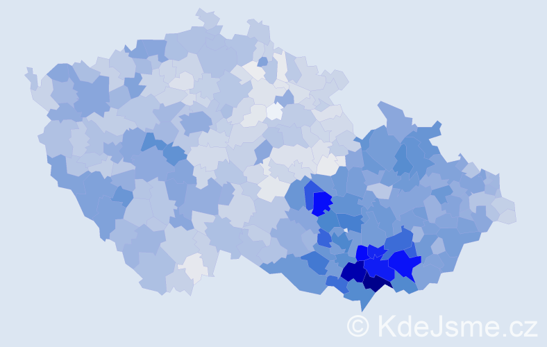 Jméno: 'Josefa', počet výskytů 4424 v celé ČR