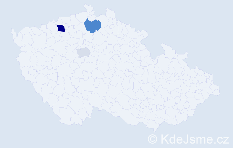 Jméno: 'Maruš', počet výskytů 4 v celé ČR