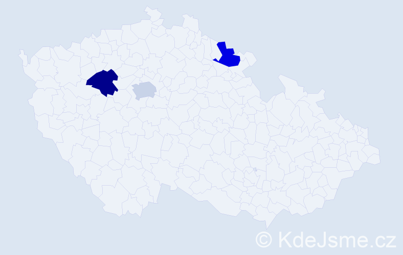 Jméno: 'Martin Matouš', počet výskytů 3 v celé ČR