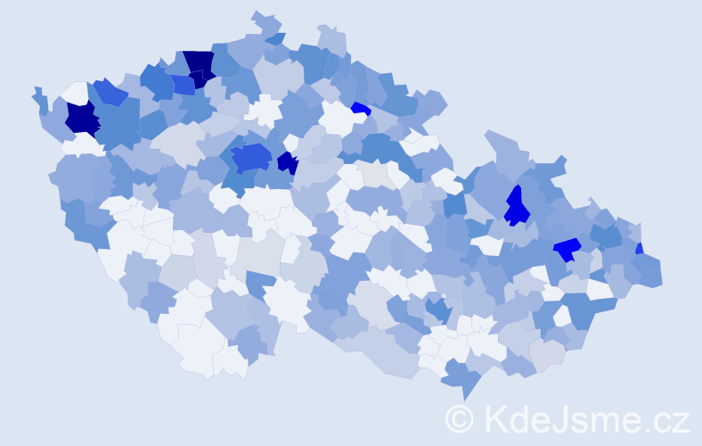 Jméno: 'Marianna', počet výskytů 649 v celé ČR