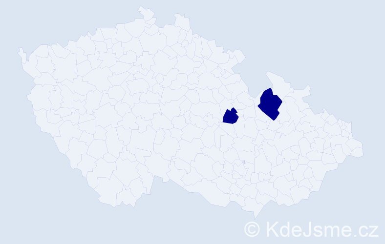 Jméno: 'Marek Ernest', počet výskytů 2 v celé ČR