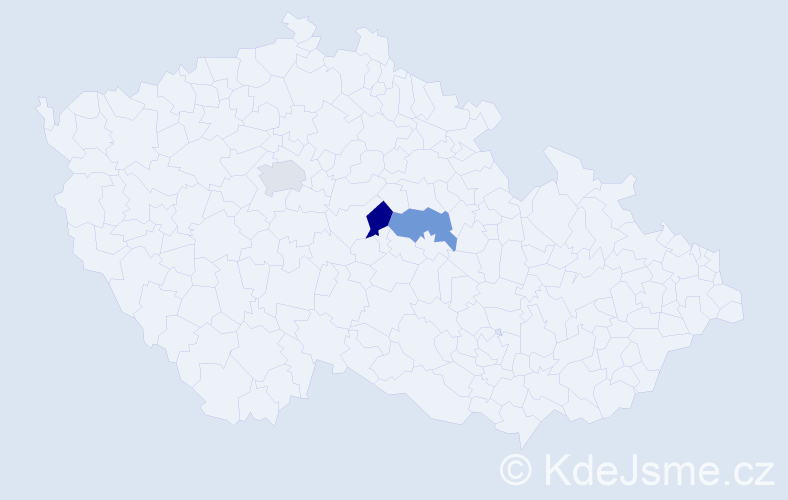 Jméno: 'Žitomír', počet výskytů 3 v celé ČR