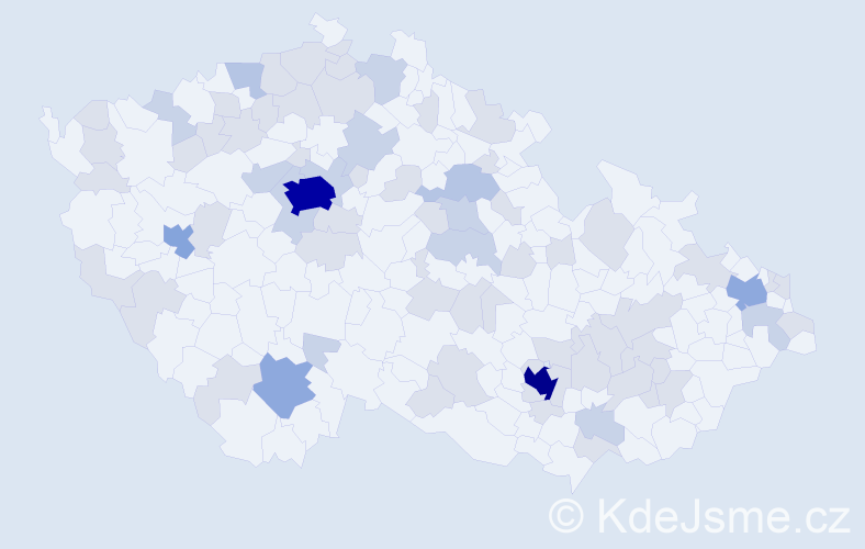 Jméno: 'Nicholas', počet výskytů 146 v celé ČR