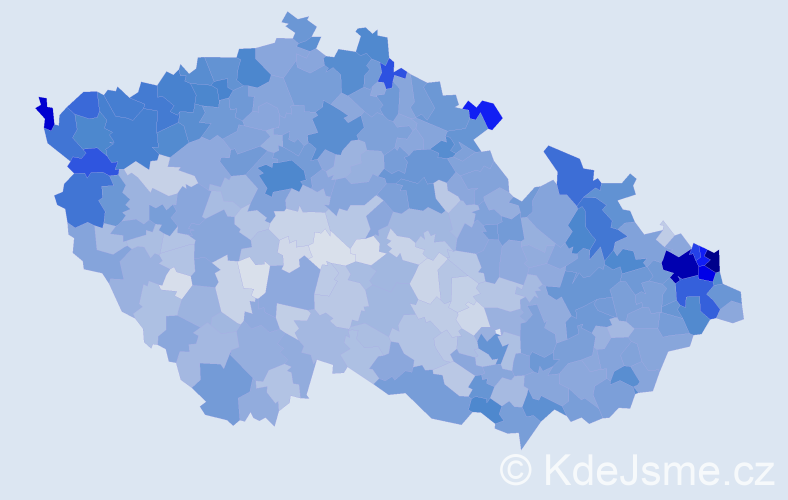 Jméno: 'Mária', počet výskytů 13965 v celé ČR