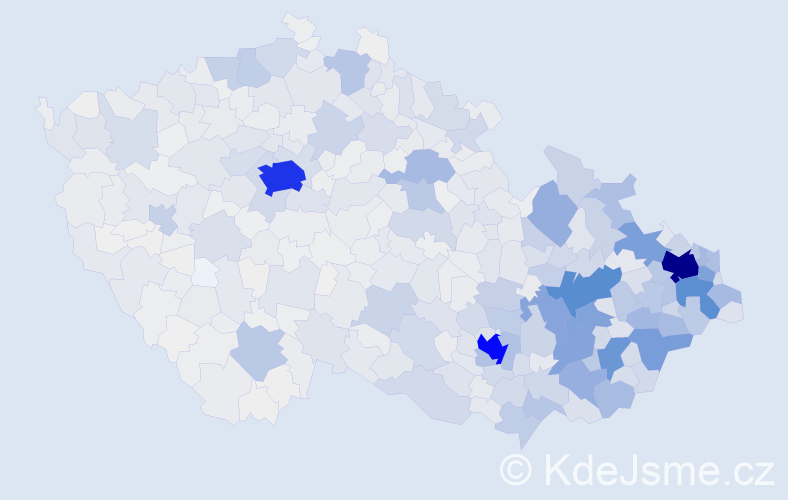 Jméno: 'Radomír', počet výskytů 7503 v celé ČR