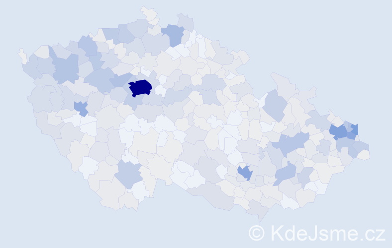Jméno: 'Evženie', počet výskytů 1094 v celé ČR
