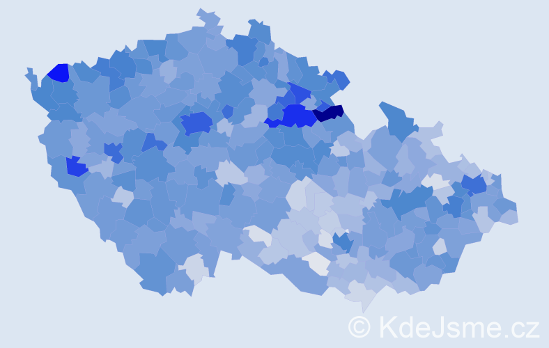 Jméno: 'Diana', počet výskytů 4514 v celé ČR