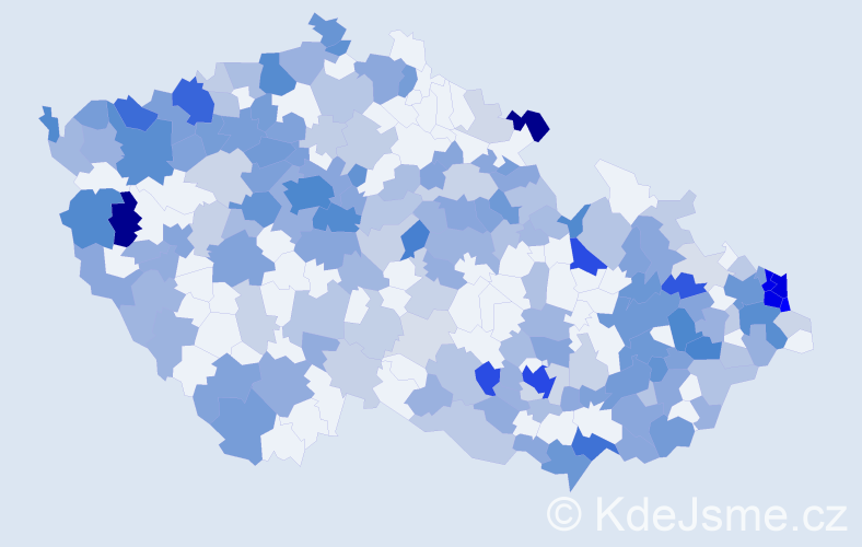 Jméno: 'Ľubica', počet výskytů 496 v celé ČR