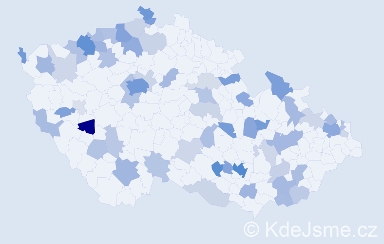 Jméno: 'Enrico', počet výskytů 137 v celé ČR