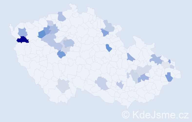 Jméno: 'Selma', počet výskytů 49 v celé ČR