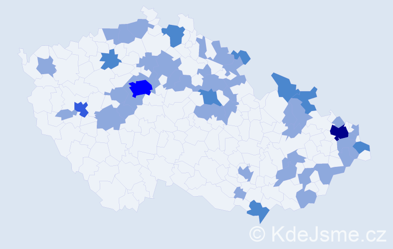 Jméno: 'Sidonia', počet výskytů 66 v celé ČR