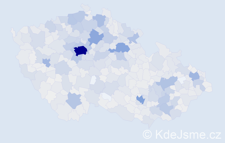 Jméno: 'Vratislav', počet výskytů 5903 v celé ČR