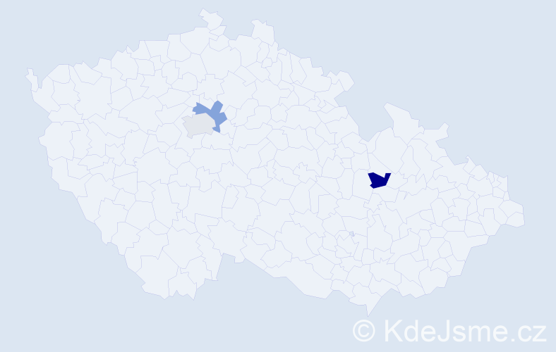 Jméno: 'Safwan', počet výskytů 3 v celé ČR