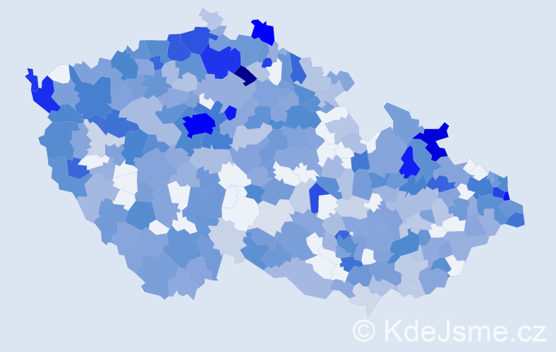 Jméno: 'Alexej', počet výskytů 743 v celé ČR