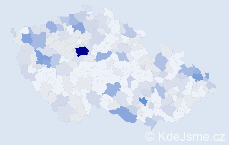 Jméno: 'Arnoštka', počet výskytů 415 v celé ČR
