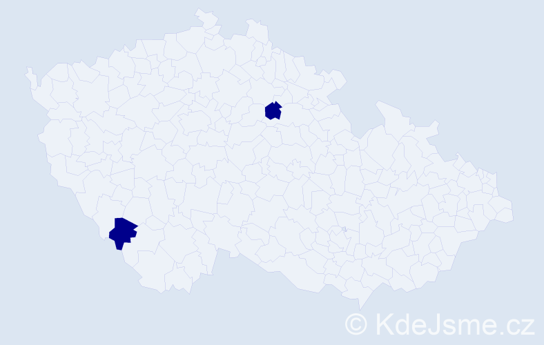 Jméno: 'Khanh Dan', počet výskytů 2 v celé ČR