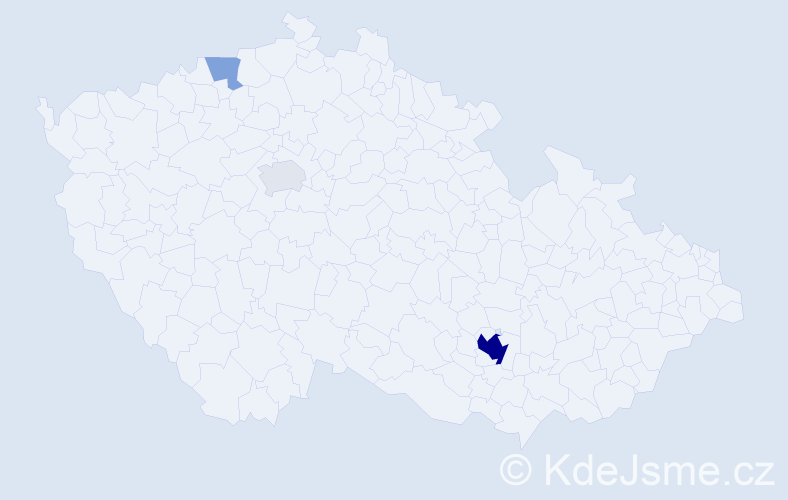 Jméno: 'Keren', počet výskytů 12 v celé ČR