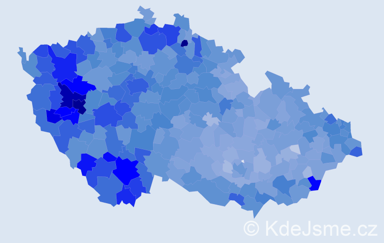 Jméno: 'Štěpánka', počet výskytů 12033 v celé ČR