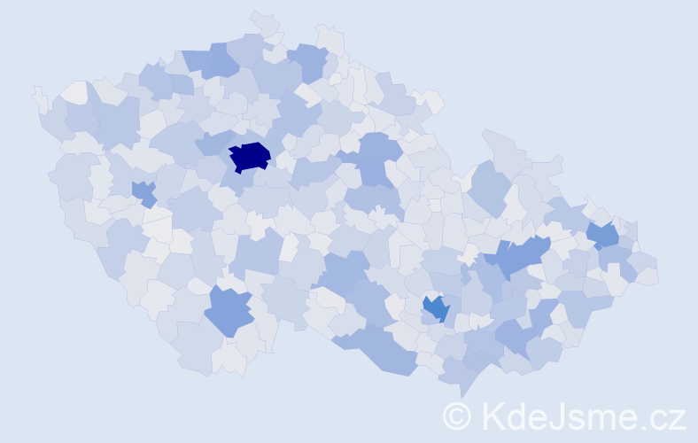 Jméno: 'Radek', počet výskytů 58589 v celé ČR