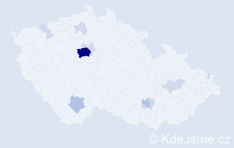 Jméno: 'Srdjan', počet výskytů 26 v celé ČR