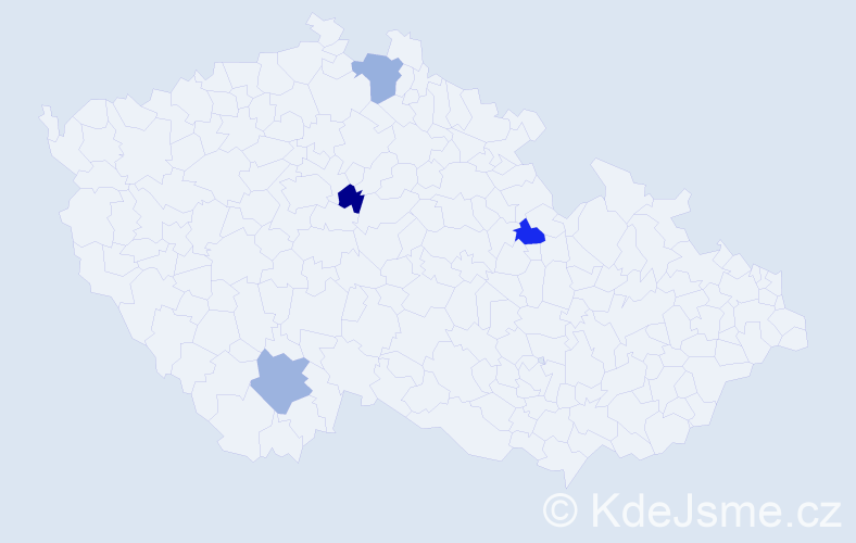 Jméno: 'Thanh Truc', počet výskytů 4 v celé ČR