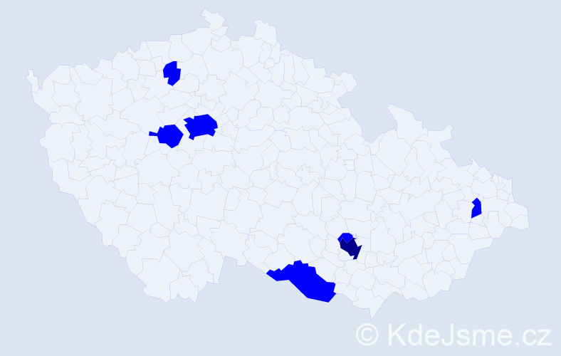 Jméno: 'Zvonko', počet výskytů 8 v celé ČR
