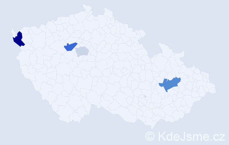 Jméno: 'Van Thap', počet výskytů 4 v celé ČR