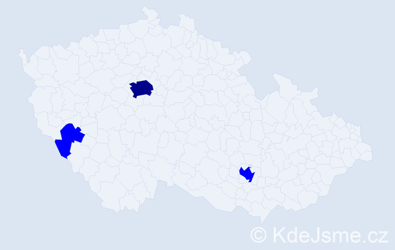 Jméno: 'Lea Maria', počet výskytů 4 v celé ČR