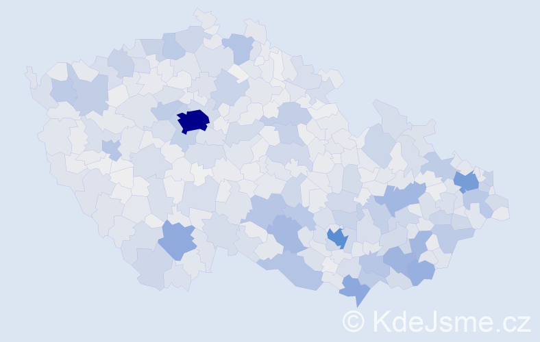 Jméno: 'Ludvík', počet výskytů 7776 v celé ČR
