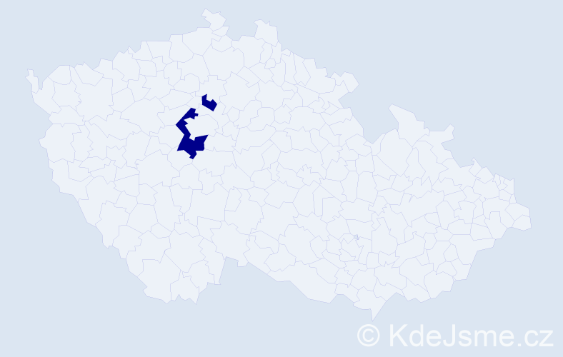 Jméno: 'Matyáš Michael', počet výskytů 2 v celé ČR