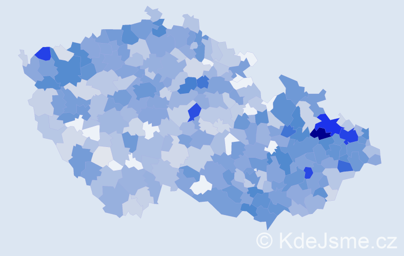 Jméno: 'Bedřiška', počet výskytů 1504 v celé ČR