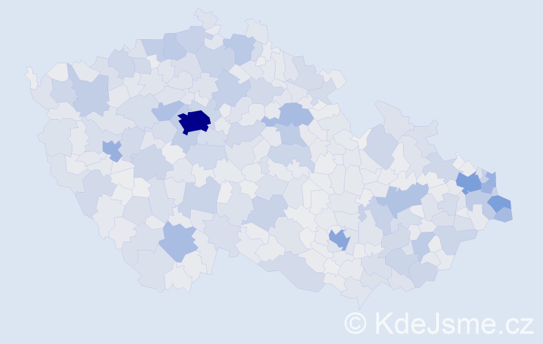 Jméno: 'Vladislav', počet výskytů 14631 v celé ČR