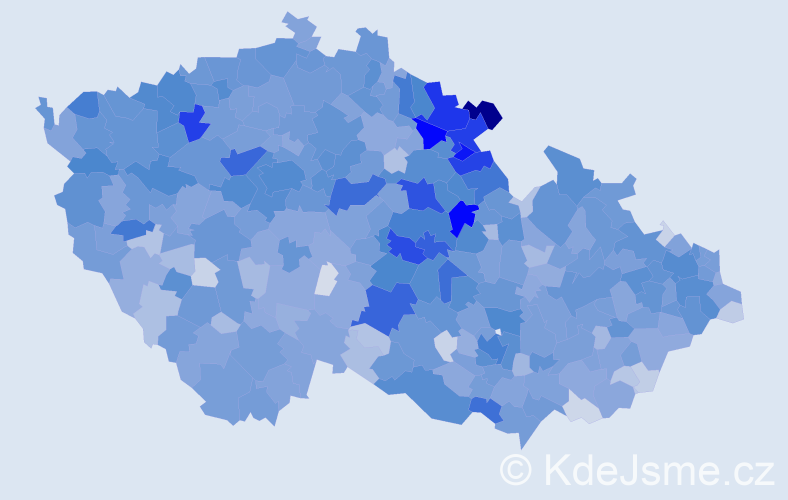 Jméno: 'Lada', počet výskytů 5816 v celé ČR