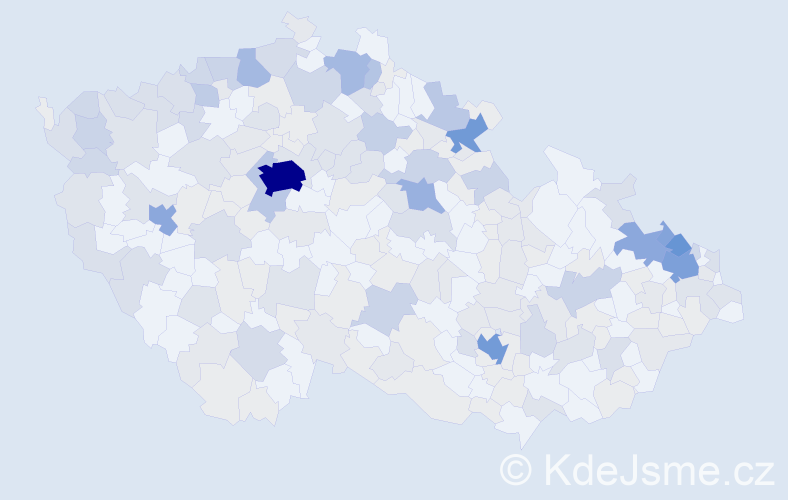 Jméno: 'Rita', počet výskytů 653 v celé ČR
