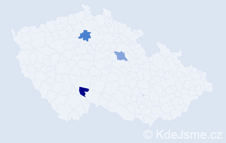 Jméno: 'Alex Nicolas', počet výskytů 3 v celé ČR