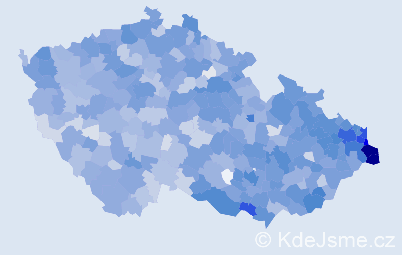 Jméno: 'Darina', počet výskytů 4772 v celé ČR