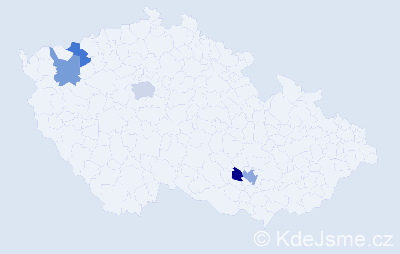 Jméno: 'Nicholas Michael', počet výskytů 7 v celé ČR