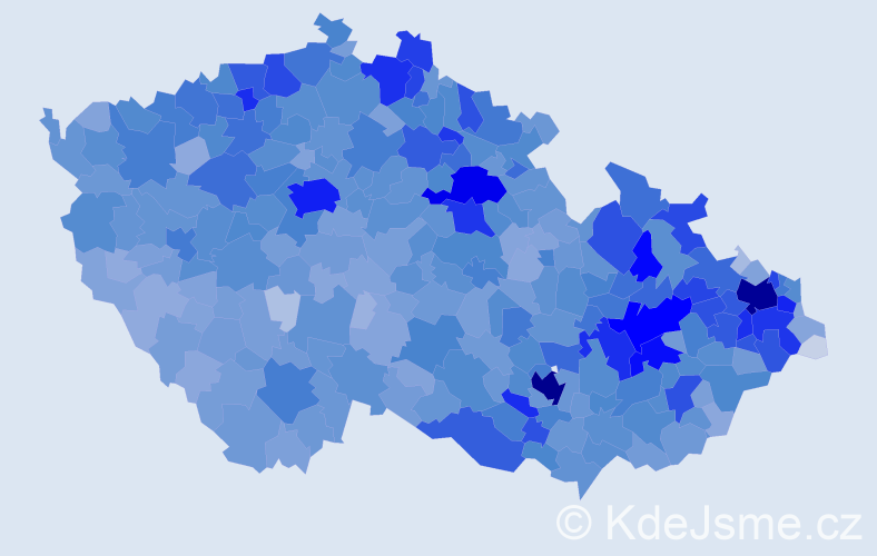 Jméno: 'Naděžda', počet výskytů 18624 v celé ČR