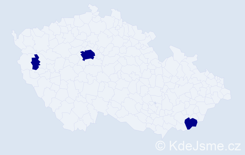 Jméno: 'Maxim Josef', počet výskytů 3 v celé ČR